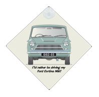 Ford Cortina MkI 2Dr 1962-65 Car Window Hanging Sign